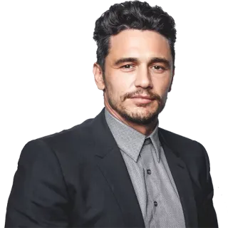 🙂 f52b4e99 James Franco актер, знаменитость, портрет, мужчина telegram sticker