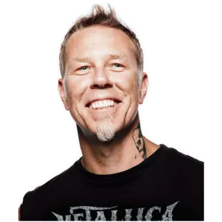 James Hetfield telegram stickers