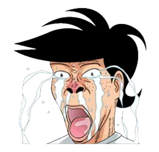 😧 560c8f9c 泣く, 悲しい, 落ち込む, 漫画, アニメ, マンガ, 感情 telegram sticker