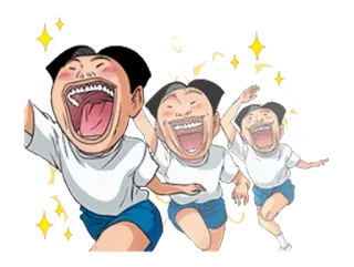 🤣 c8f3afa4 ランニング, 喜び, 幸せ, 興奮, 漫画, アニメ telegram sticker