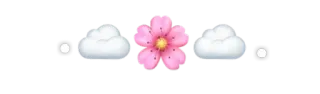 🌻 1c23c11f 花, 云, 樱花, 自然, 表情符号 whatsapp sticker