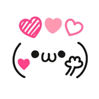 👋 4bcbd05e słodkie, kawaii, serca, kot, szczęśliwy, zwierzę telegram sticker