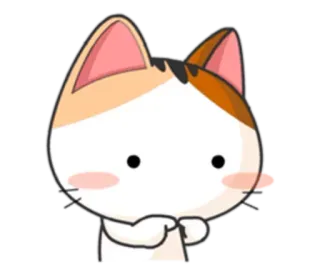 🐱 1c27fdbc 고양이, 새끼 고양이, 귀여운, 동물, 만화 telegram sticker