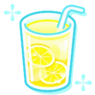 😊 5309d4ab limun, minuman, lemon, segar, gelas, musim panas telegram sticker