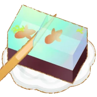 😊 7b52fa2f makanan penutup, ikan, manis, jeli, makanan telegram sticker