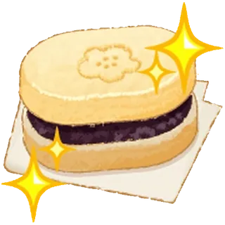 😊 9b081b33 makanan, makanan penutup, kue, manis, camilan, makanan asia telegram sticker