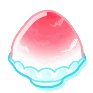 😊 d4b4a38d merah muda, jeli, hidangan penutup, manis, camilan, makanan, transparan telegram sticker