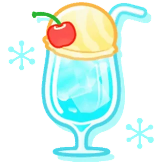 😊 ed108867 es, soda, minuman, es krim, ceri, dingin, hidangan penutup telegram sticker