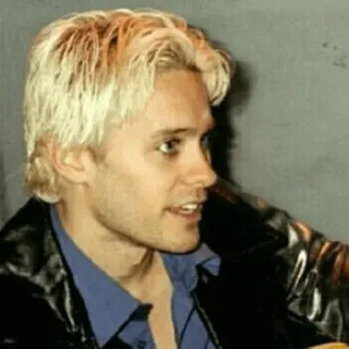 ✖️ 3689cc33 Jared Leto Jared Leto, attore, cantante, celebrità, capelli biondi telegram sticker
