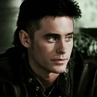 ✖️ e11b911c Uomo, Mullet, Ritratto, Maschio, Persona, Giacca di pelle, Giovane telegram sticker