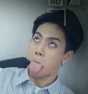 🦕 18bafd3c uitdrukking, tong, ogen, dwaas, grappig whatsapp sticker