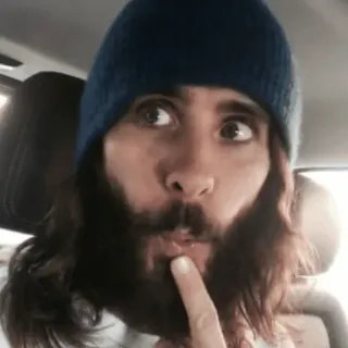 🤭 afea51af Jared Leto นักแสดง, ผู้ชาย, เซลฟี่, คนดัง, นักร้อง, นักดนตรี telegram sticker