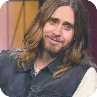 🙂 b33144ac Jared Leto จาเร็ด เลโท, นักแสดง, คนดัง, ภาพเหมือน telegram sticker