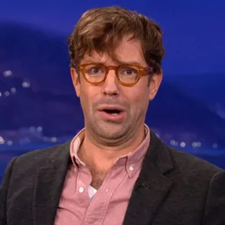 🥴 8a8a1381 man, glasses, portrait, person, face telegram sticker