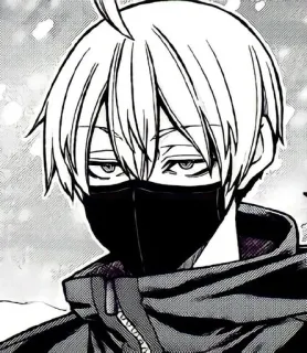 🤡 9dcbad07 อนิเมะ, มังงะ, ตัวละคร, หน้ากาก, งานศิลปะ telegram sticker