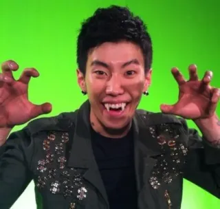 👻 acd76d40 獠牙, 吸血鬼, 万圣节, 怪物, 可怕, 牙齿, 服装 telegram sticker