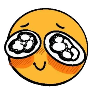 🥺 2e0f5b54 Emoji, Súplica, Cara, Sonrisa, Dibujo animado, Ojos, Amarillo whatsapp sticker