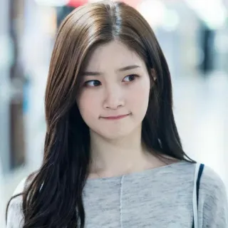 🍥 c7435f46 mujer, retrato, chica, belleza, asiática whatsapp sticker