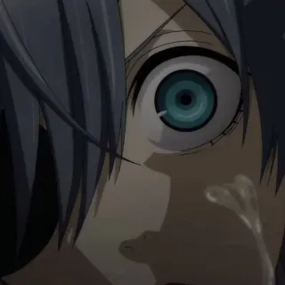 ♥️ 13103848 Anime, Manga, Close-up, Personage, Emotioneel, Expressie telegram sticker