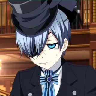 ♥️ 1ed2fb18 Ciel Phantomhive Black Butler Anime, Personage, Manga, Ciel Phantomhive, Black Butler telegram sticker