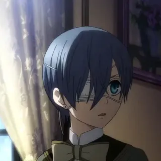 ♥️ 47938b25 Ciel Phantomhive Black Butler Anime, Personage, Manga, Ciel Phantomhive, Black Butler telegram sticker