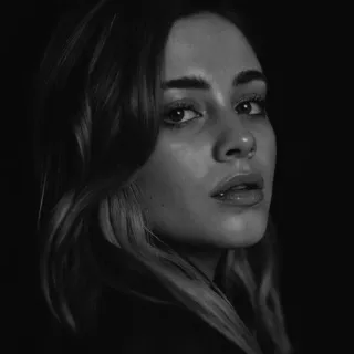 🕊 2199ccd0 portrait, woman, black and white, face, person telegram sticker