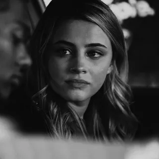 🕊 3c7c25fe portrait, woman, black and white, girl, face, close-up telegram sticker