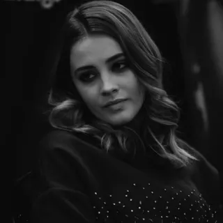 🕊 3d3ba080 woman, portrait, black and white, person, face telegram sticker