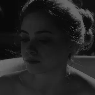 🕊 506ef5e6 woman, portrait, black and white, beauty, person telegram sticker