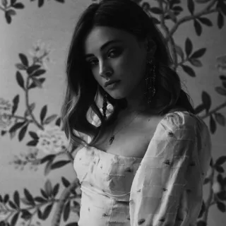 🕊 b7845e23 portrait, woman, actress, black and white, fashion, girl telegram sticker