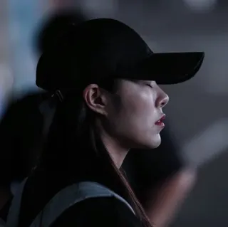 🇶🇦 5fc0ccac wanita, potret, topi, gadis, profil whatsapp sticker