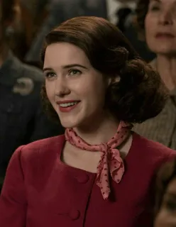😀 48a5ce09 Midge Maisel The Marvelous Mrs. Maisel 瑞秋·布罗斯纳罕, 时代剧, 复古, 20世纪50年代, 电视, 角色, 女性, 肖像 telegram sticker