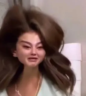 🐍 2ecc07aa crying, sad, upset, woman, tears whatsapp sticker