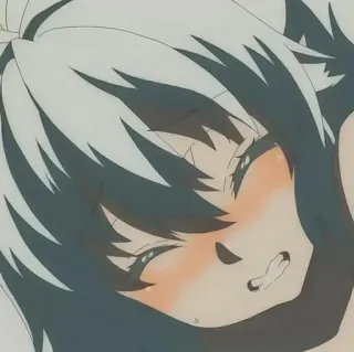 💙 f2334bc3 アニメ, 女の子, ハッピー telegram sticker