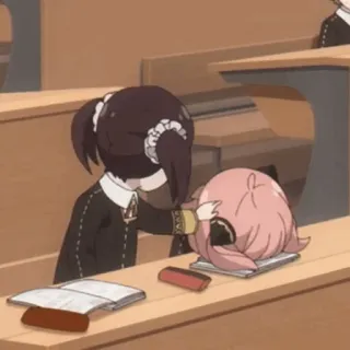 ➖ 3b275d64 Anya Forger Spy x Family アニメ, 学校, 教室, アーニャ・フォージャー, SPY×FAMILY, 漫画 telegram sticker