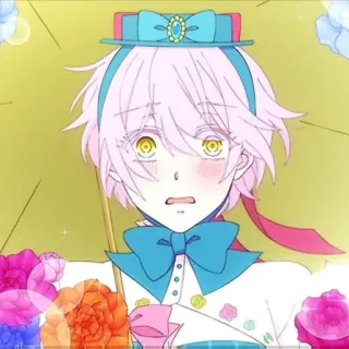 🌸 215edfff อนิเมะ, การ์ตูน, ศิลปะ, ภาพประกอบ, ตัวละคร, ผมสีชมพู, ดอกไม้, สีพาสเทล telegram sticker