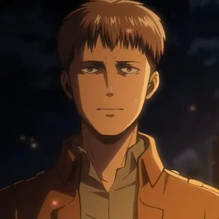 🥺 fa7cb5d8 Jean Kirstein Attack on Titan Anime, Personaggio, Ritratto telegram sticker