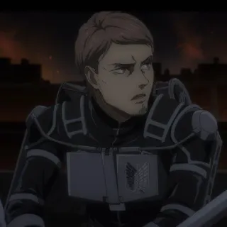 🐎 6f90d6a2 Jean Kirstein Attack on Titan Anime, Postać, Jean Kirstein, Atak Tytanów, Manga, Telewizja telegram sticker