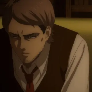 🐎 f742b121 Jean Kirstein Attack on Titan anime, postać, animacja, kreskówka telegram sticker