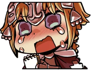 😭 09fb3d5d anime, crying, sad, cartoon, manga telegram sticker