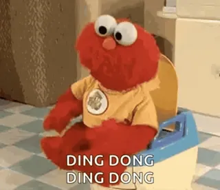 🤍 2e86762e Elmo Sesame Street DING DONG
DING DONG elmo, sesame street, drôle, toilette, ding dong, salle de bain telegram sticker
