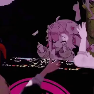 💃 b431c414 Anime, Mignon, Animé, Doigt d'honneur, Geste offensant telegram sticker