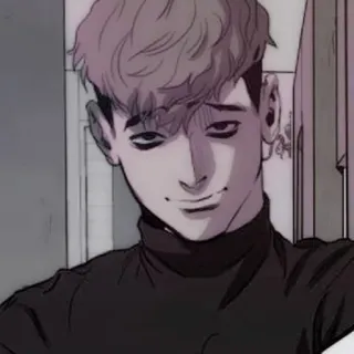 🗞 3f0619a4 Yoon Bum Killing Stalking Manhwa, Stalker, Terror, Psicológico, Killing Stalking, Yoon Bum, Quadrinhos, Coreano telegram sticker