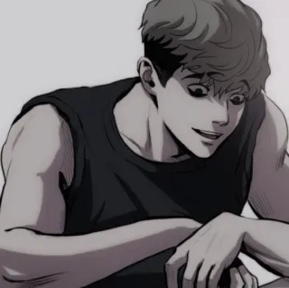 🗞 81fad4b1 Yoon Bum Killing Stalking Yoon Bum, Killing Stalking, Anime, Terror, Psicológico, Personagem, Manhwa telegram sticker