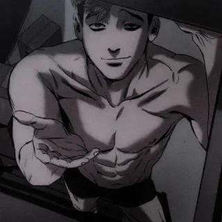 🗞 d9c9a047 Yoon Bum Killing Stalking Anime, Mangá, Killing Stalking, Yoon Bum telegram sticker