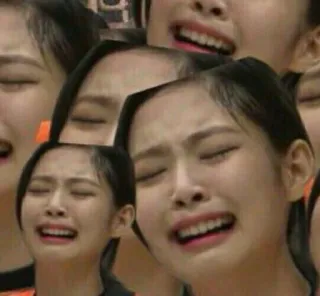 🌼 0aed2bf4 울음, 슬픔, 감정적, 여자, 불안, 괴로움, 얼굴, 표정 telegram sticker