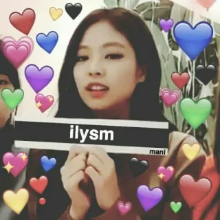 🌼 87c83cb2 ilysm 하트, 사랑, 애정, 사랑해 telegram sticker