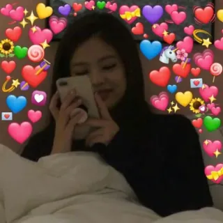 🌼 d1b97bb4 하트, 사랑, 하트들, 반짝임, 귀여운, 귀엽 telegram sticker