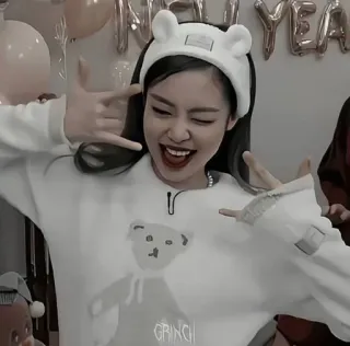 ✨ 2b3461d3 Grinch женщина, улыбается, медведь, свитер, новый год telegram sticker