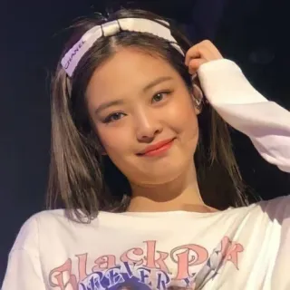 🌟 aedd595e Jennie kpop, penyanyi, gadis, korea, idola, blackpink, wanita whatsapp sticker